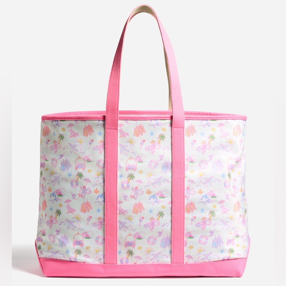 Hotel Tropical Large Tote - Roller Rabbit x Stoney Clover